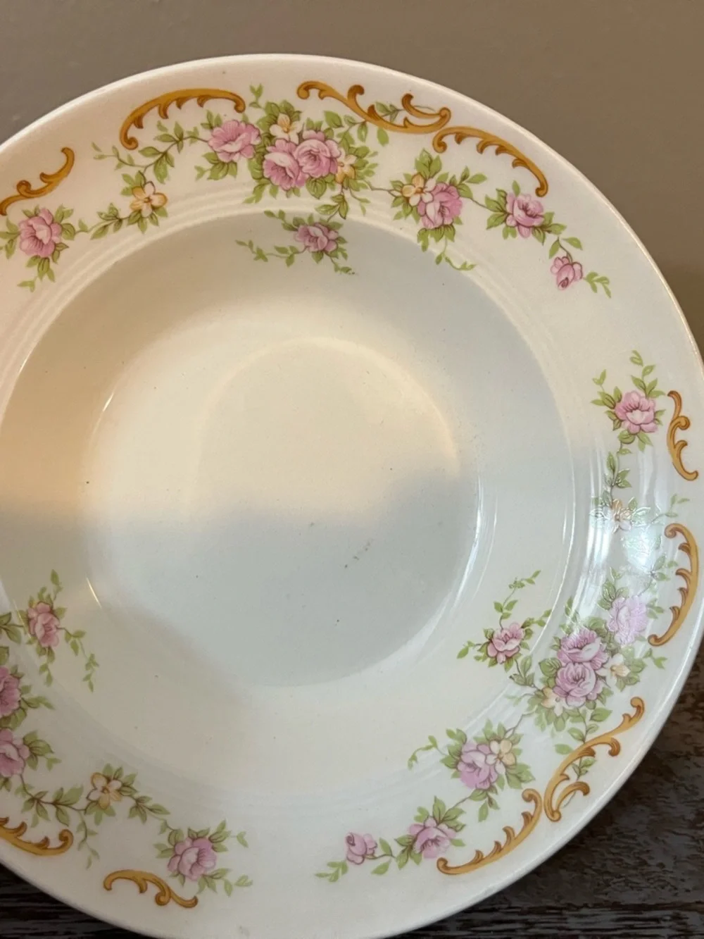 Set of 8 Vintage Salem China Co. Sandra Floral Round Bowl, 6 in